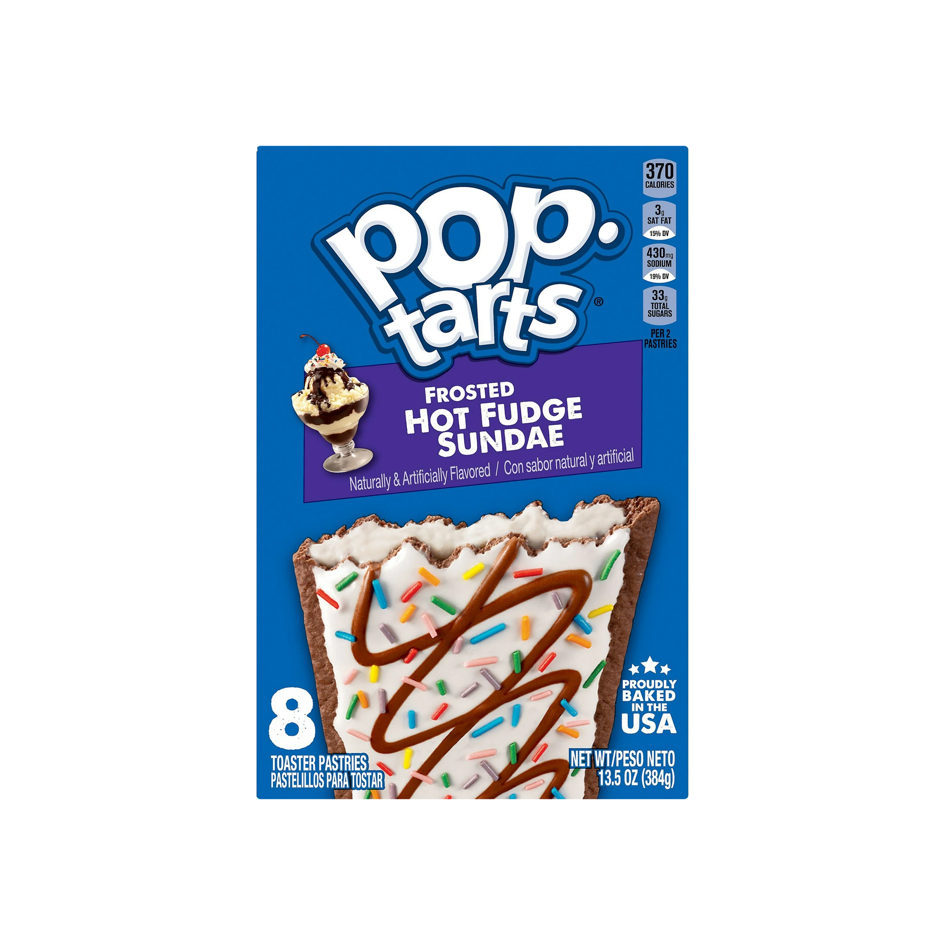 Kelloggs Pop Tarts Frosted Hot Fudge Sundae 8ct, 13.5 oz