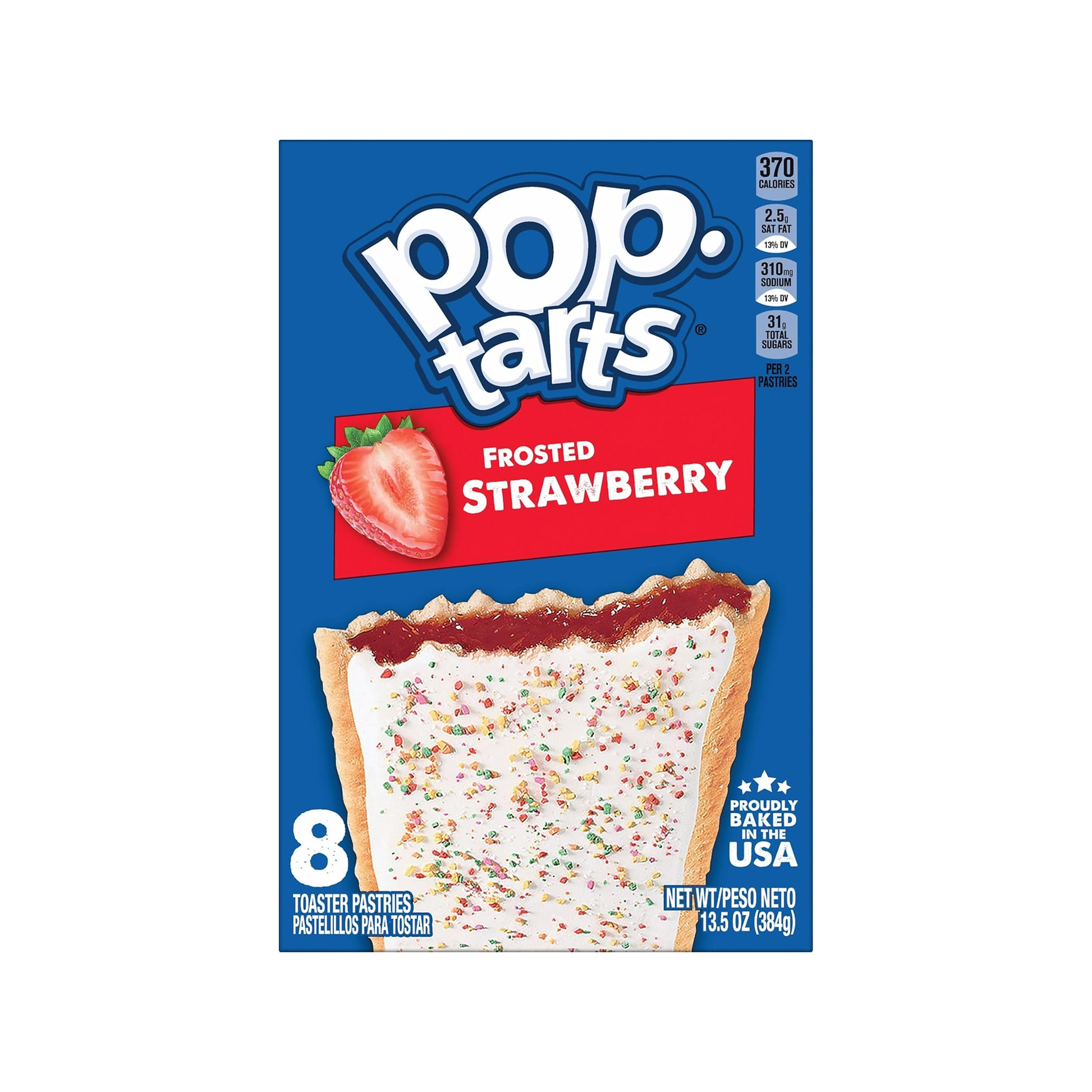 Kelloggs Pop Tarts Frosted Strawberry 8 ct, 13.5 oz
