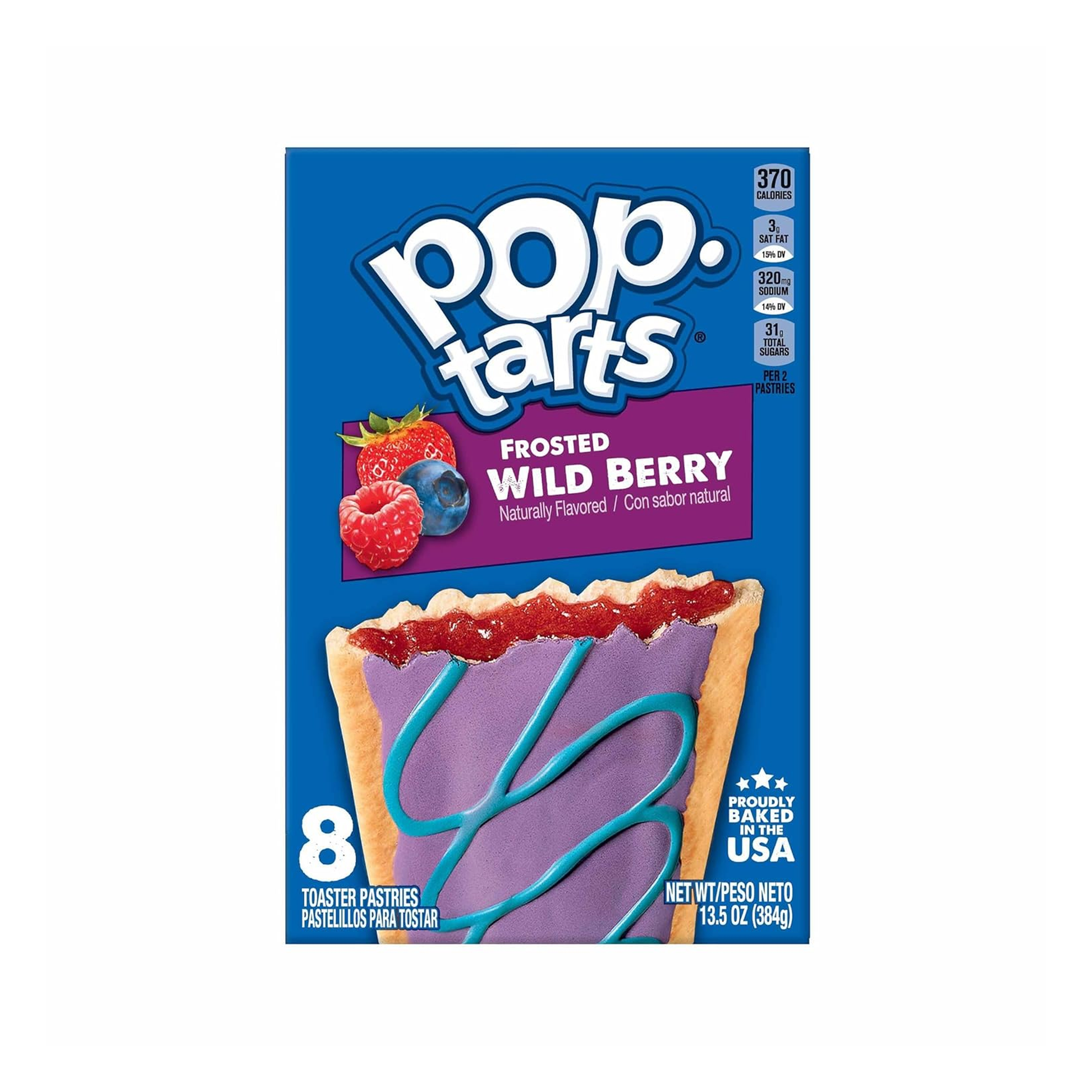 Kelloggs Pop Tarts Frosted Wildberry 13.5 oz