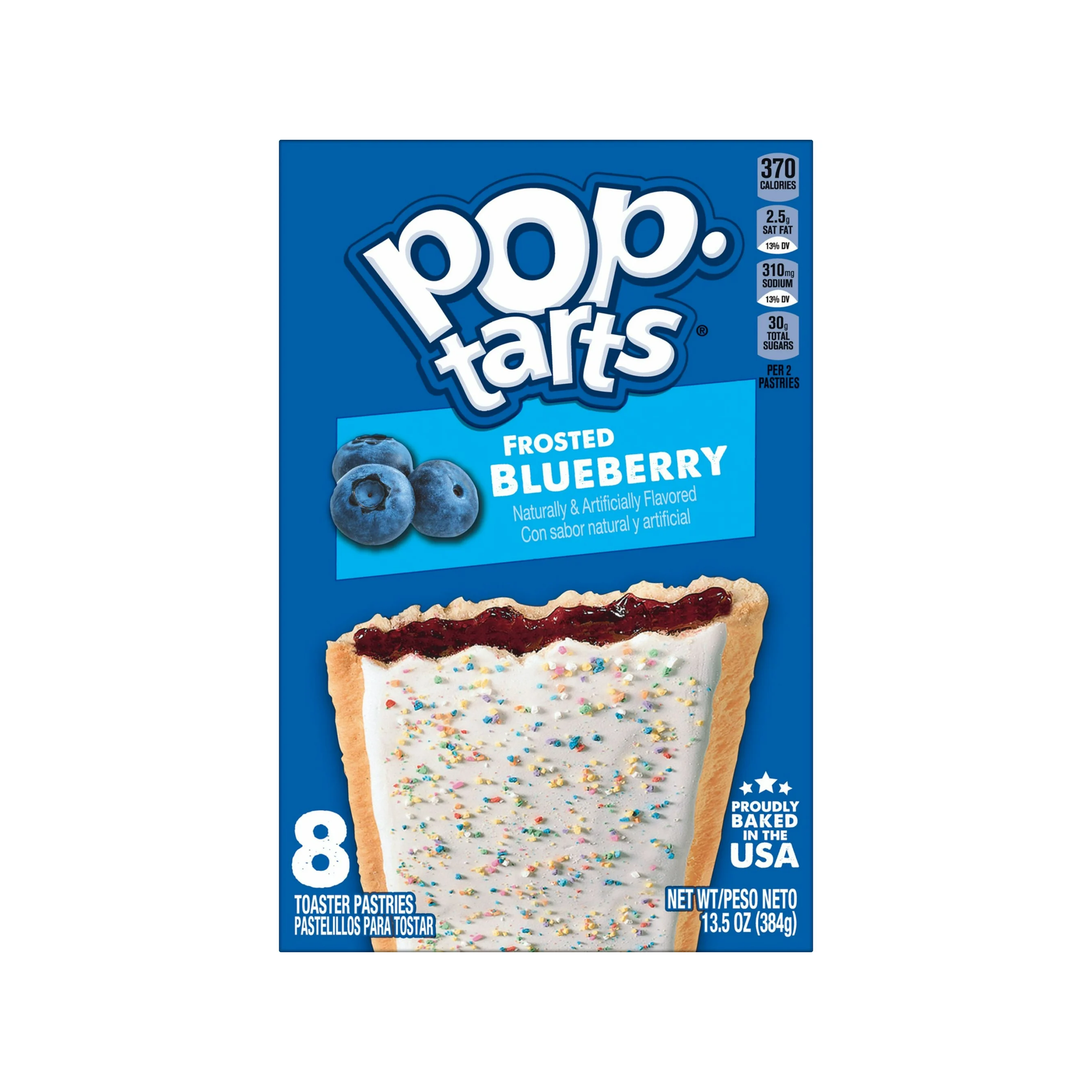 Kelloggs Pop Tarts Frosted Blueberry, 8ct 13.5 oz