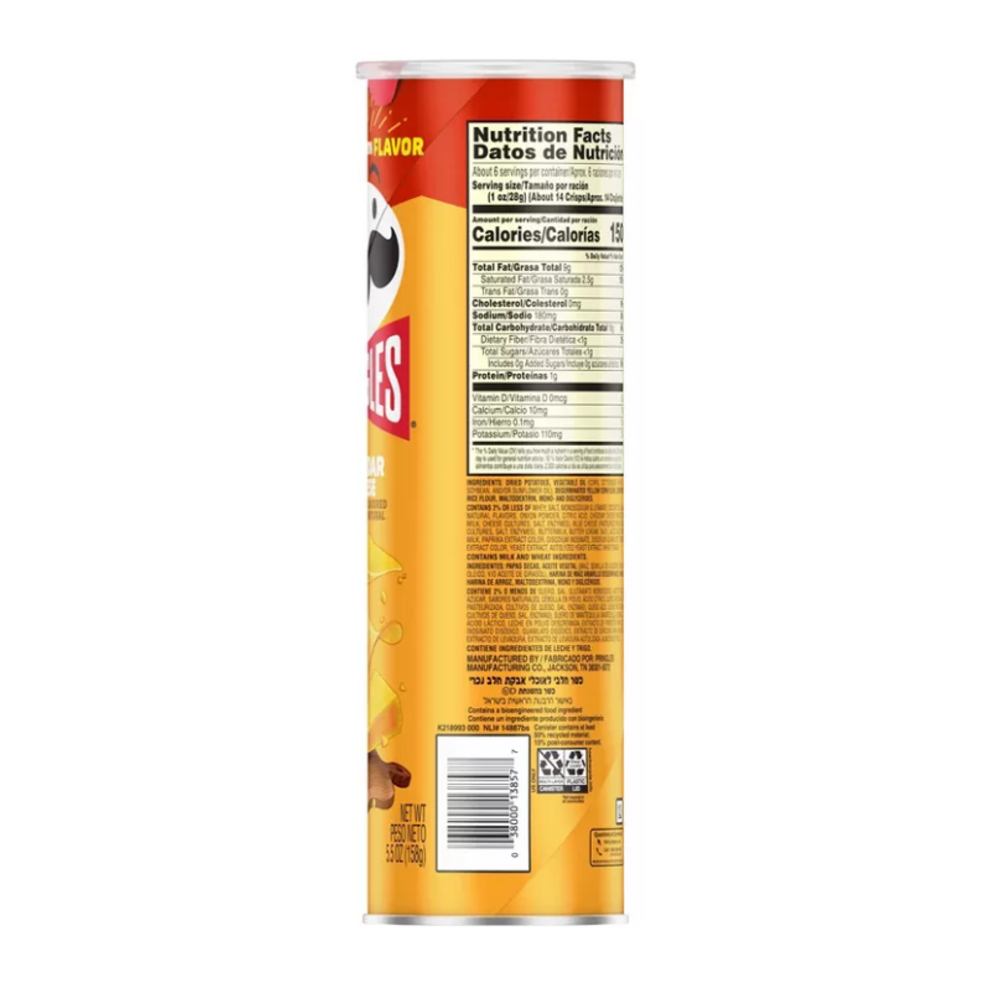 Pringles Cheddar Cheese 5.5 oz