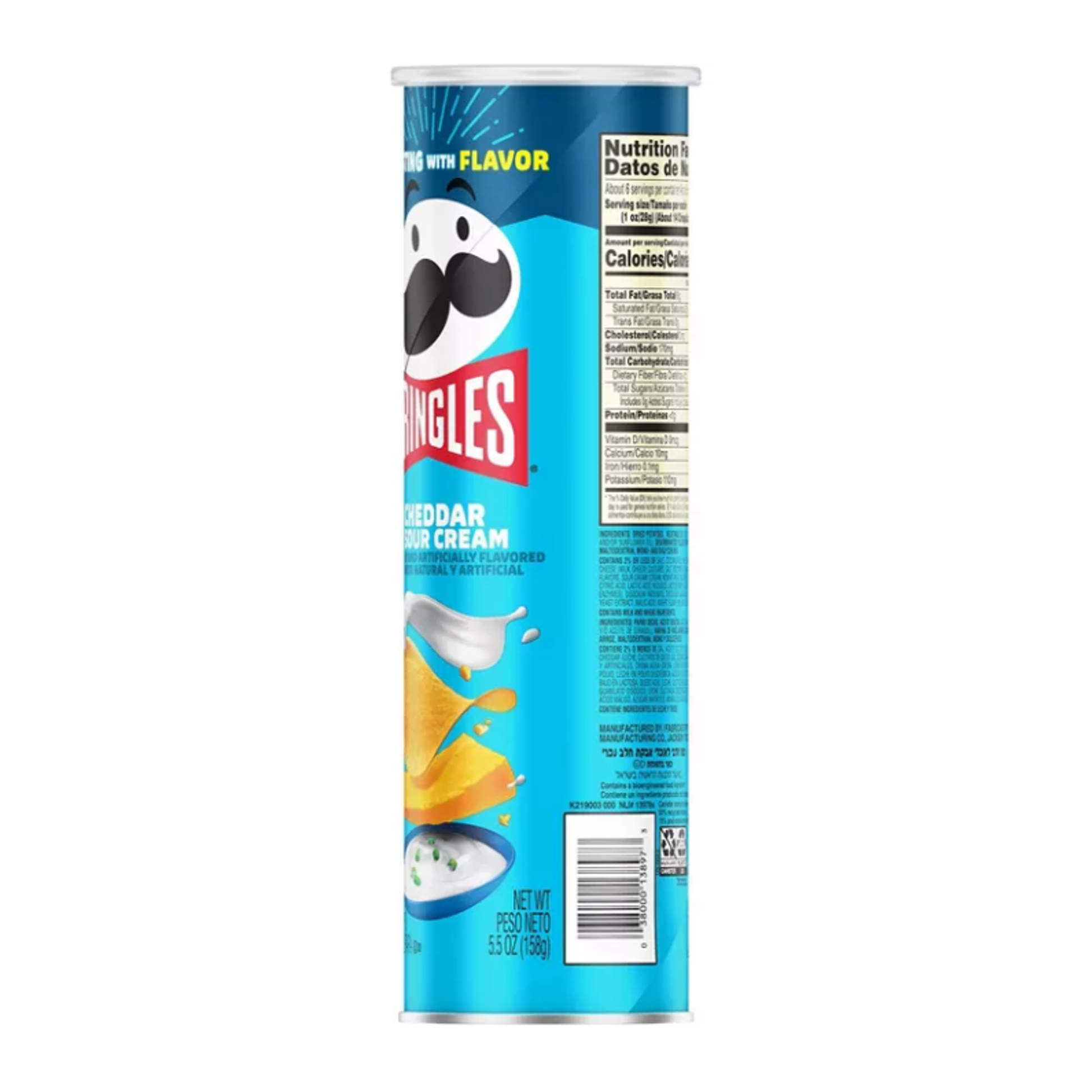 Pringles Cheddar & Sour Cream 5.5 Oz