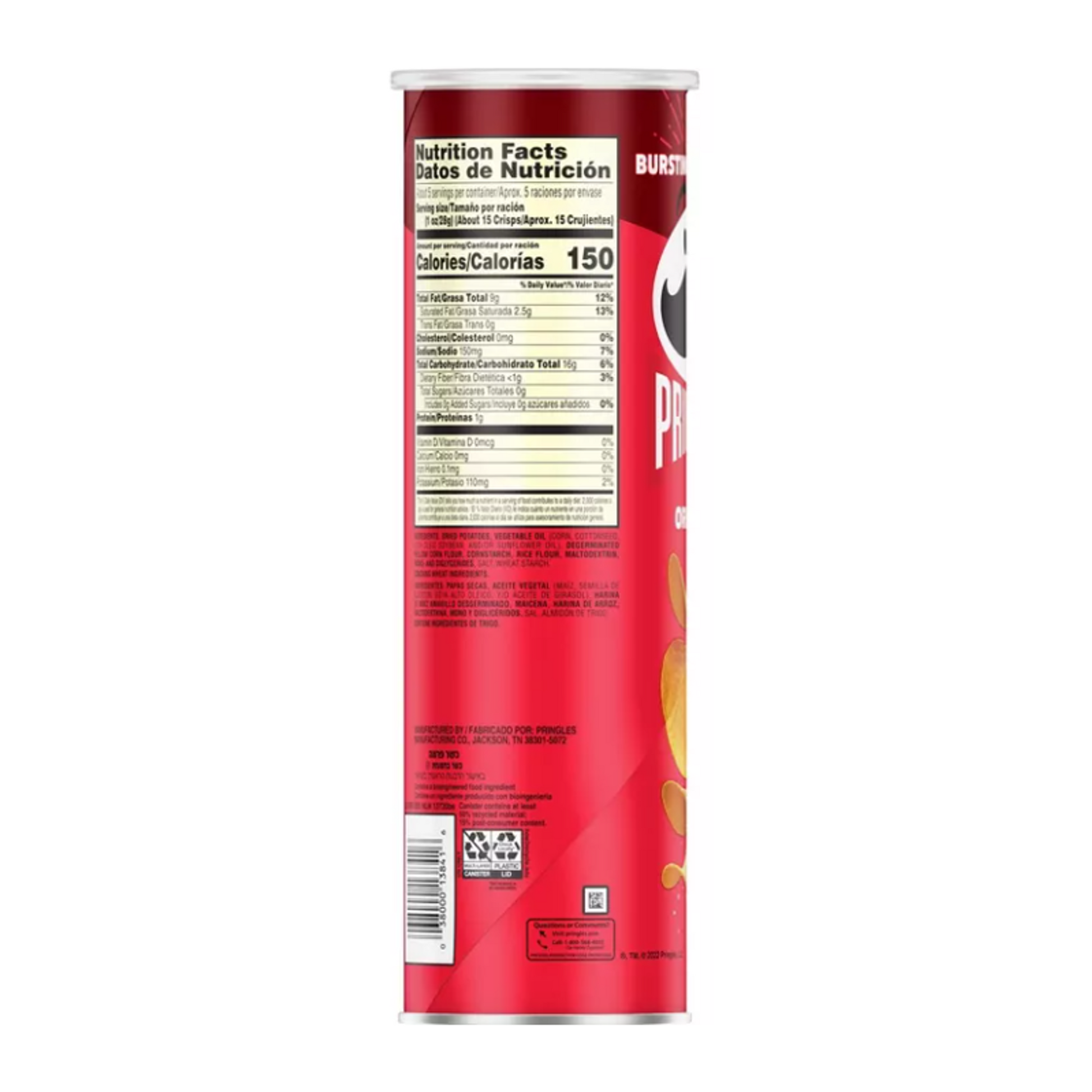 Pringles Original 5.2 oz