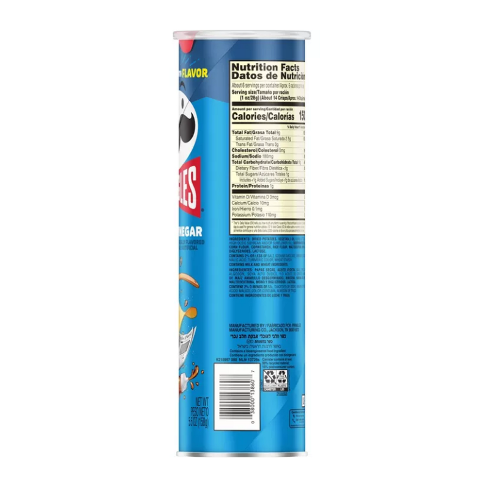 Pringles Salt & Vinegar 5.5 oz