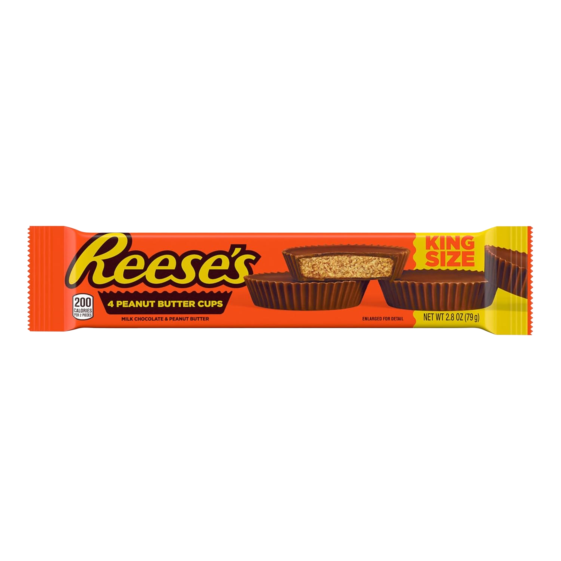Reeses 4 Peanut Butter Cup King Size 2.8-Oz