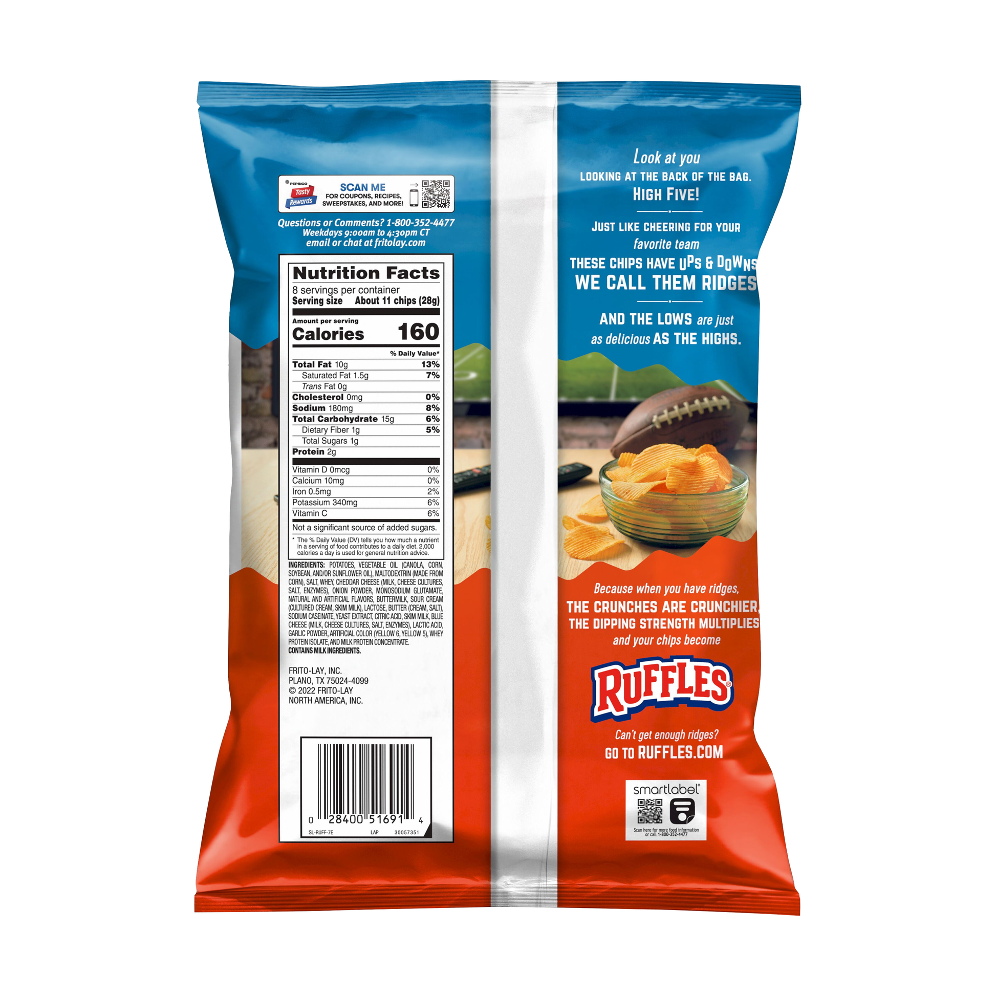 Ruffles Sour Cream & Cheddar 6.5 oz