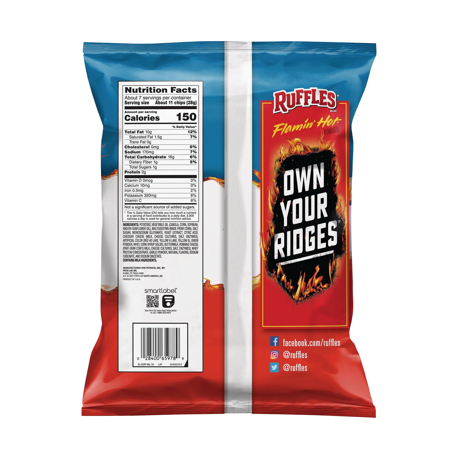 Ruffles Flamin Hot 6.5 oz