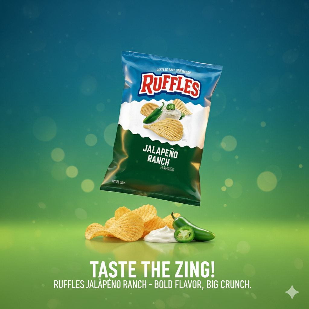Ruffles Jalapeno Ranch 6.5 oz