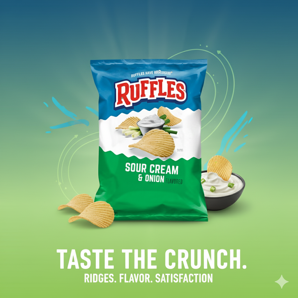 Ruffles Sour Cream & Onion 6.5 oz
