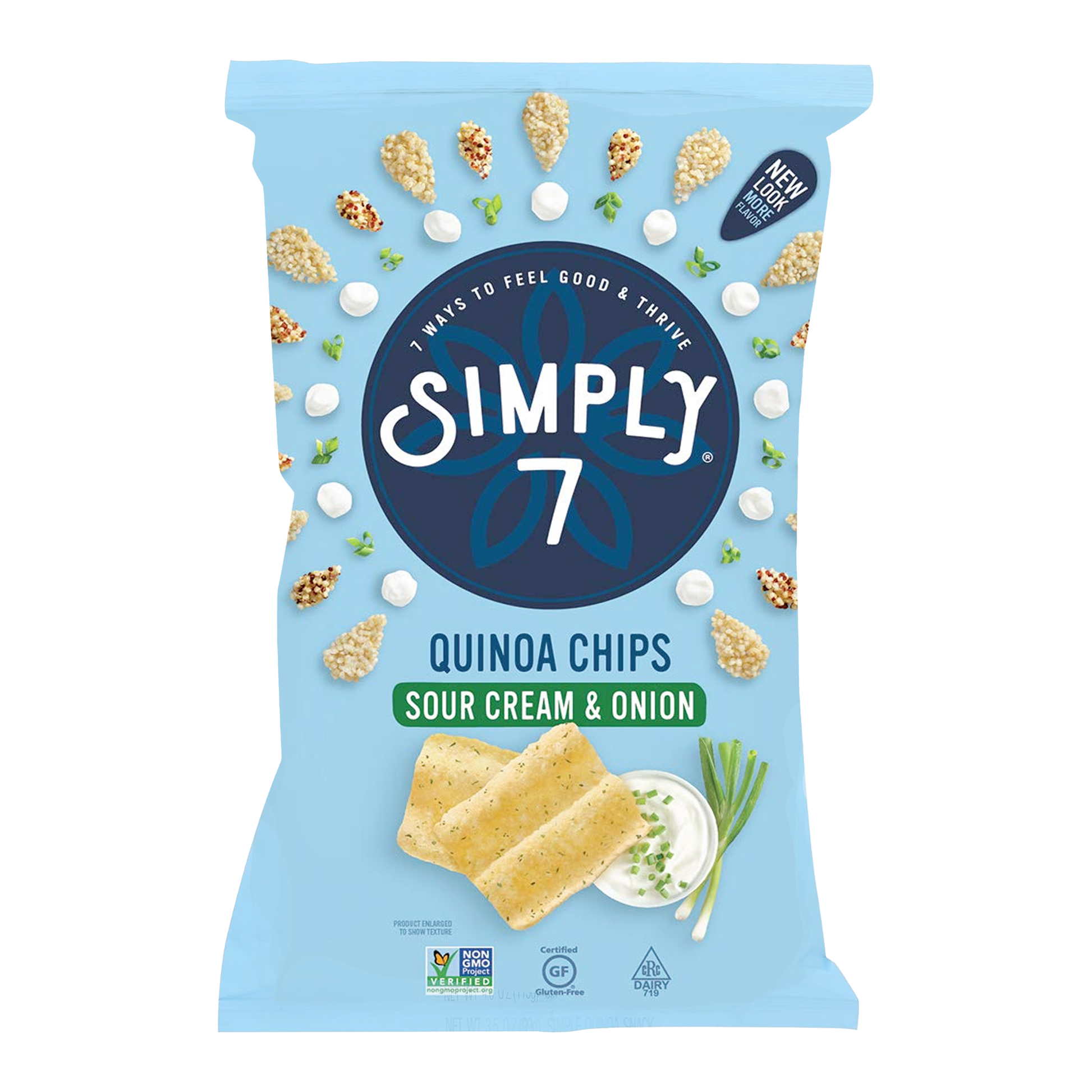 Simply 7 Chips Quinoa Chips Sour Cream & Onion 2.8 oz