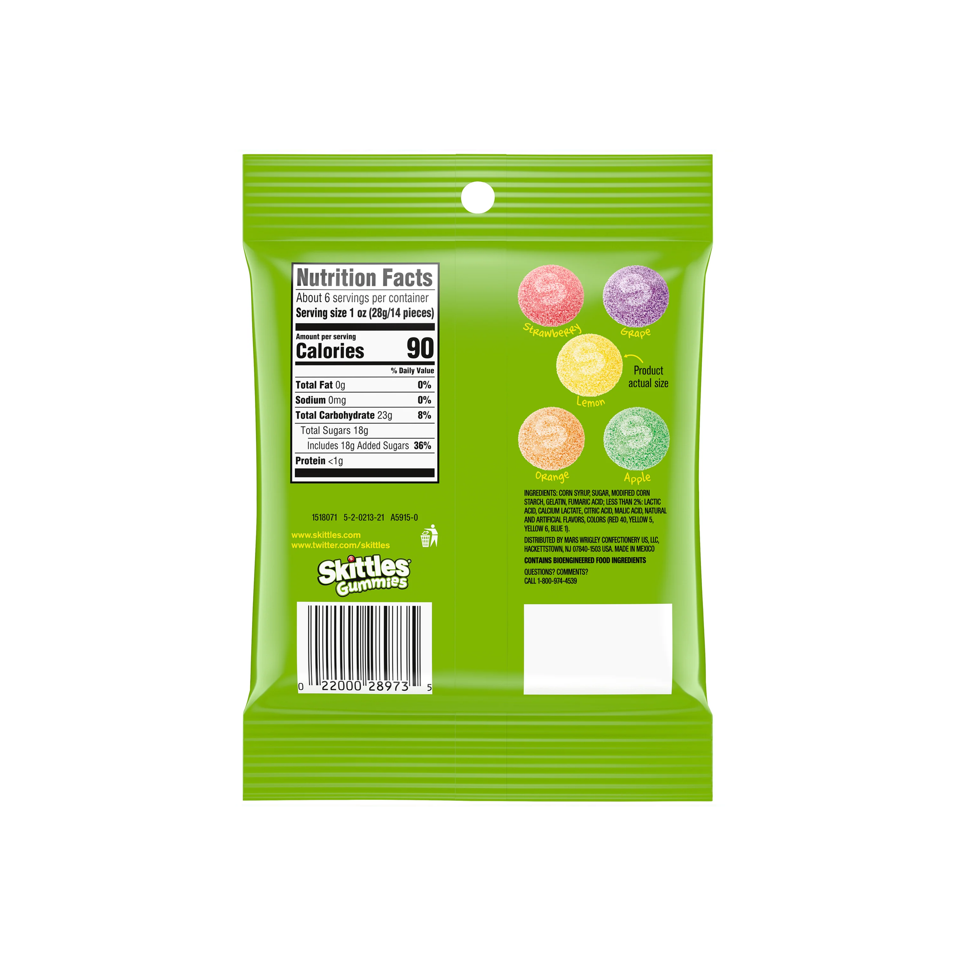Skittles Gummies Sour 5.8 Oz