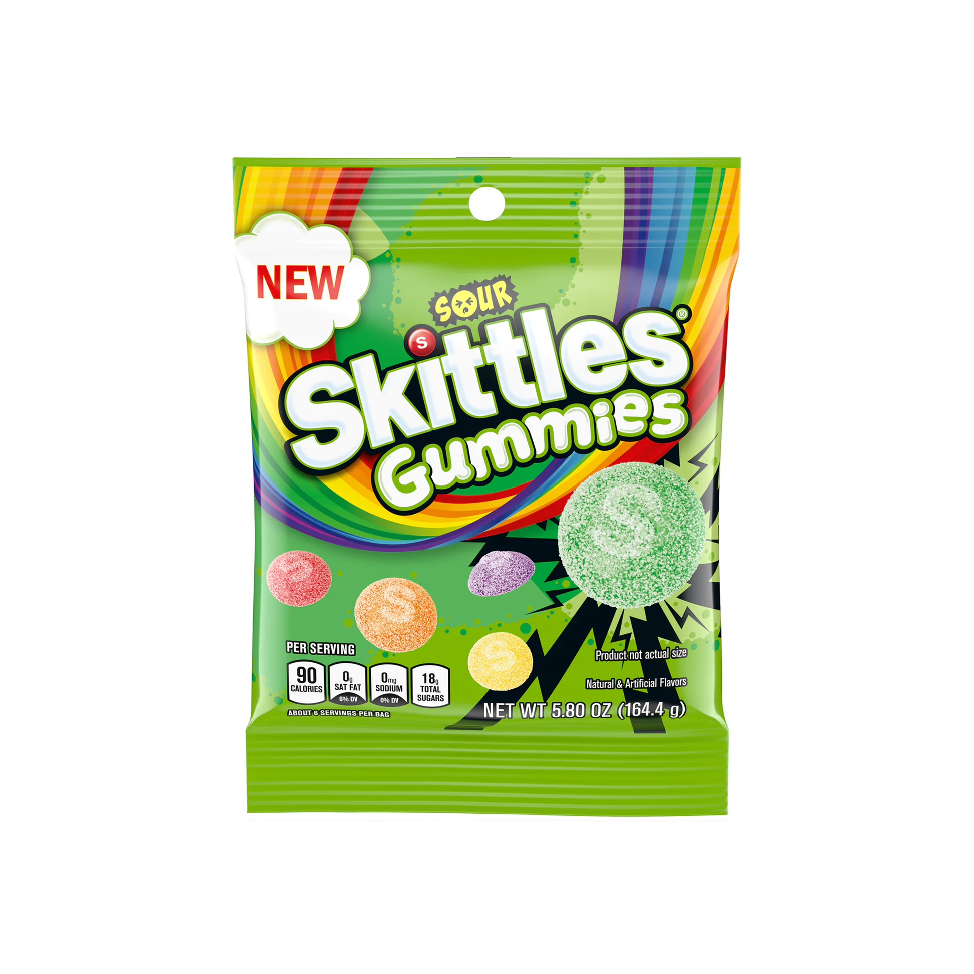 Skittles Gummies Sour 5.8 Oz