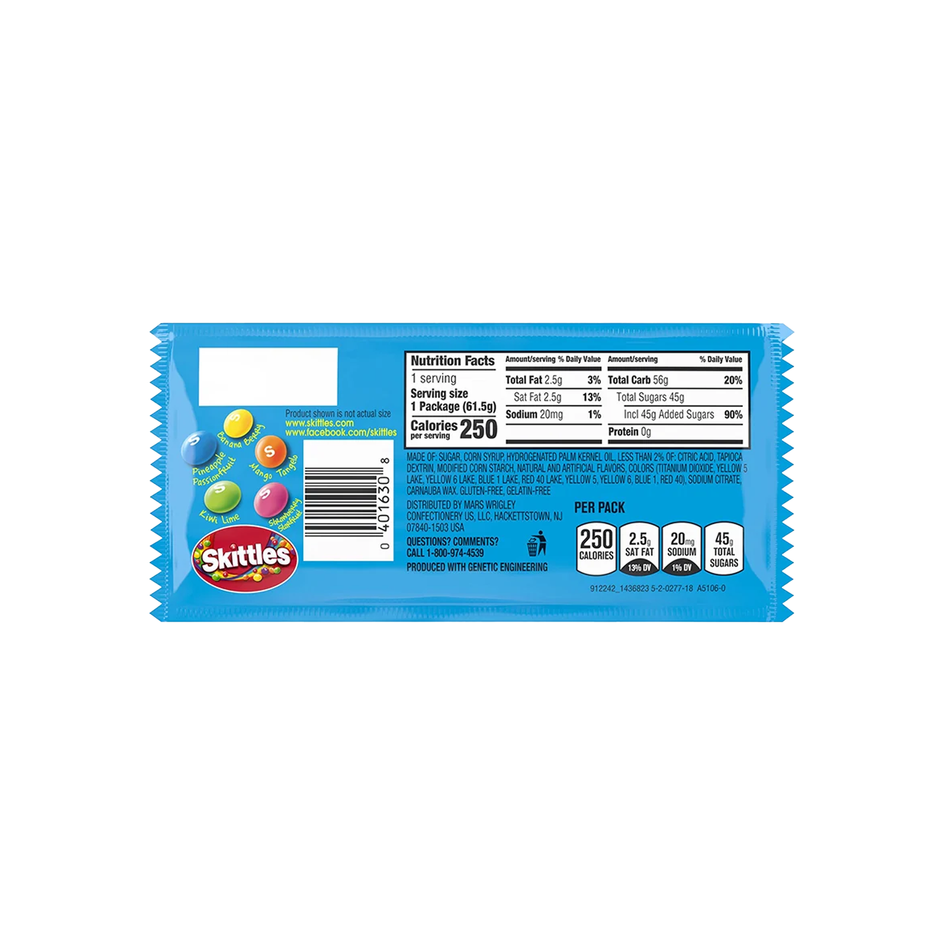 Skittles Tropical 2.17 Oz