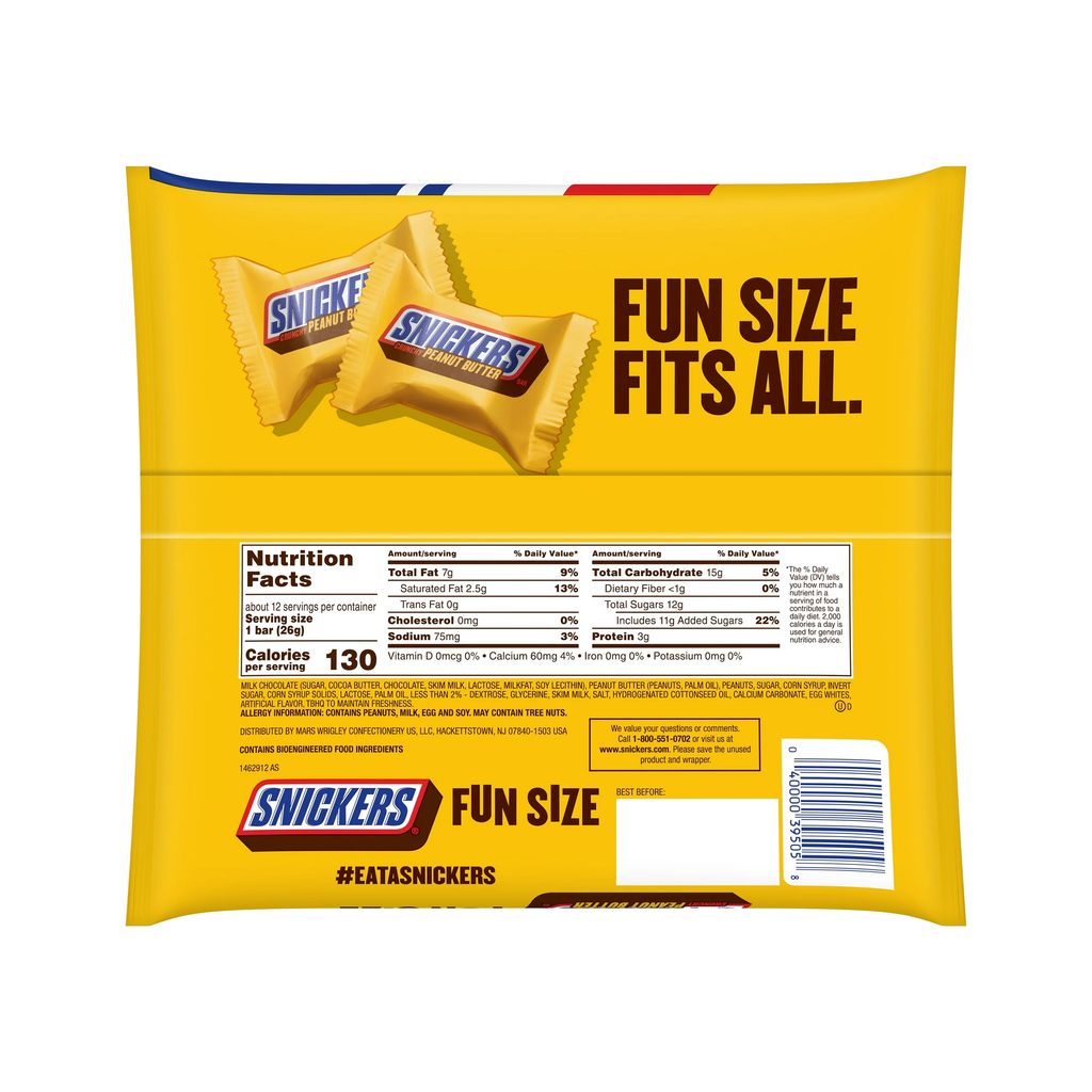 Snickers Peanut Butter Squared 11.5 oz