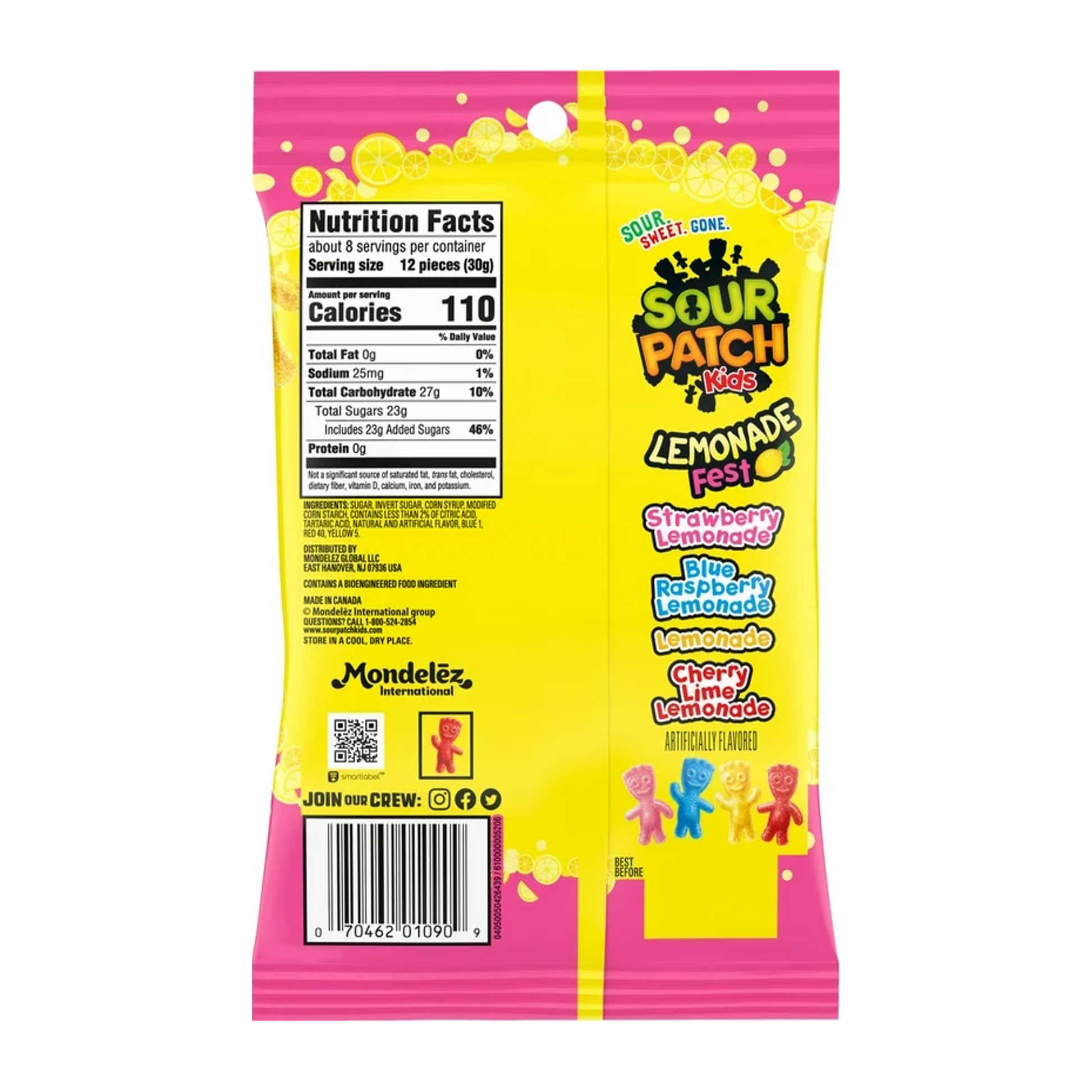 Sour Patch Kids Lemonade Fest 8 oz