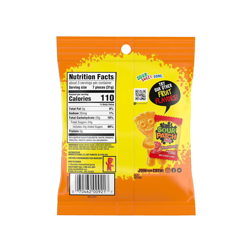Sour Patch Kids Peach 3.56 oz