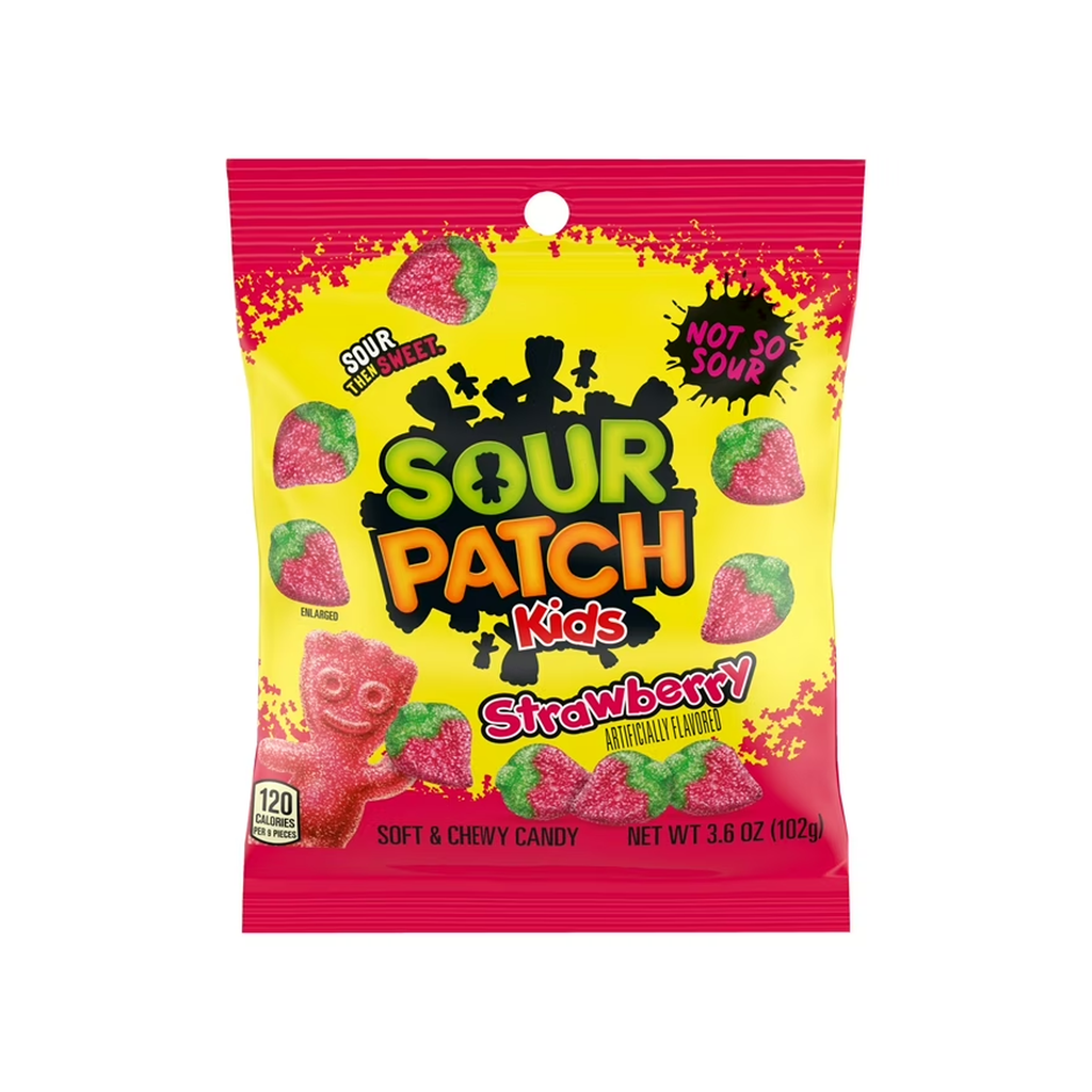 Sour Patch Kids Strawberry 3.6 oz - Bag