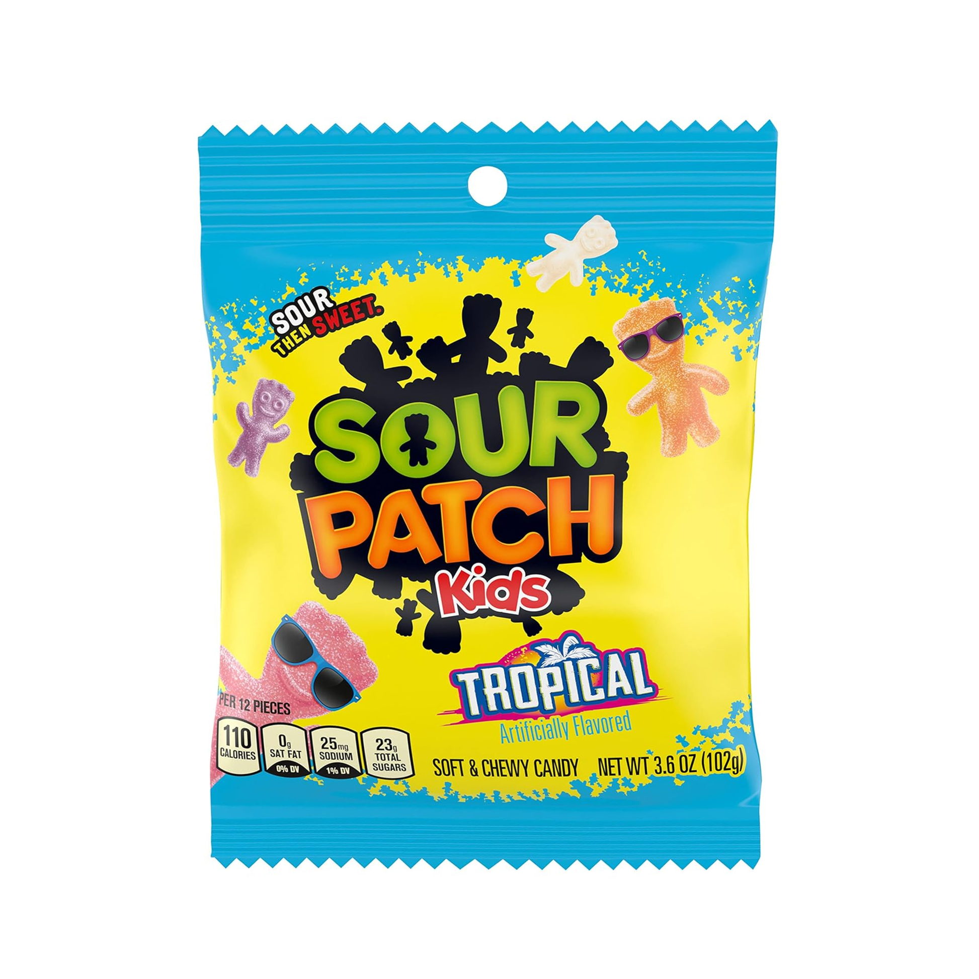 Sour Patch Kids Tropical 3.6 oz - Bag