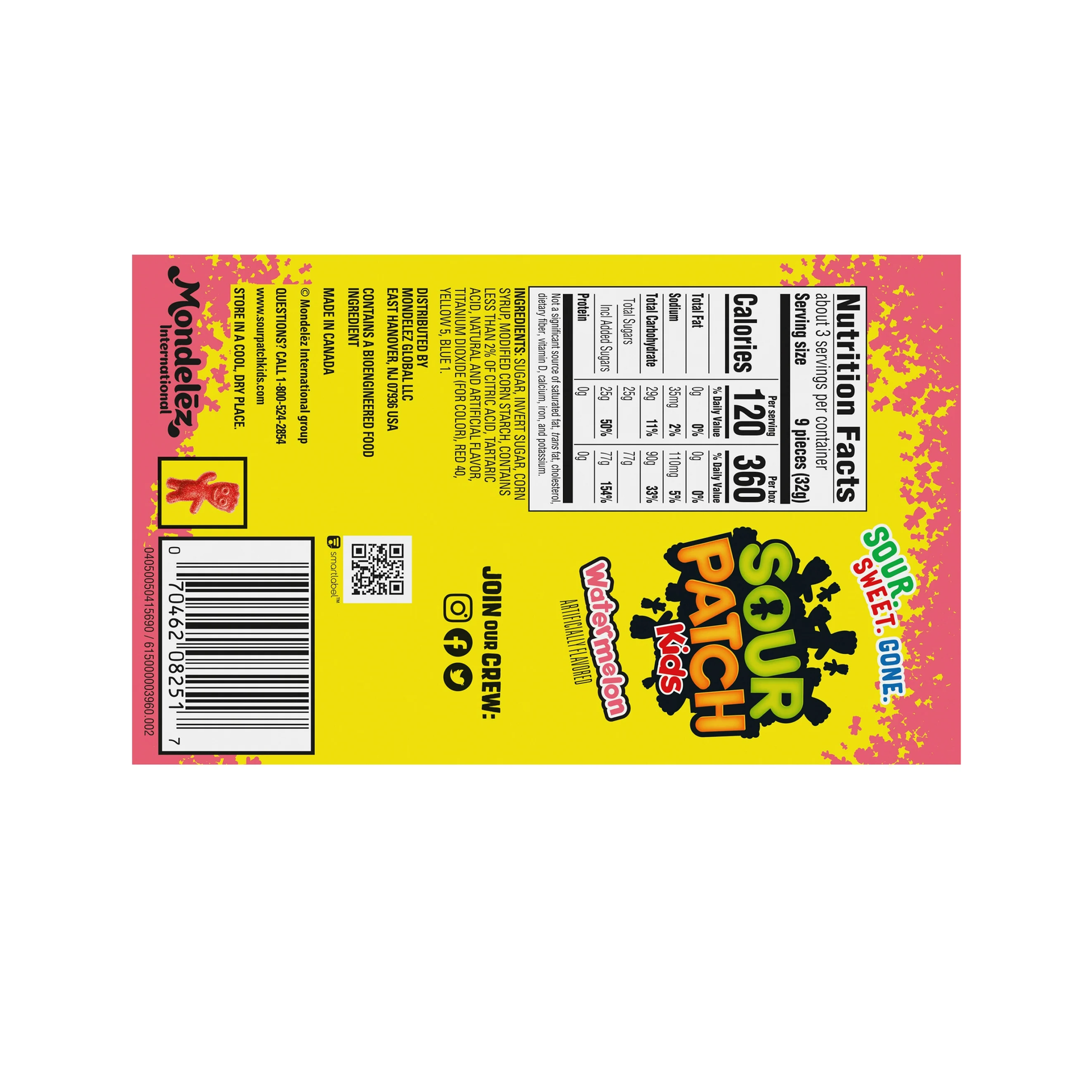 Sour Patch Watermelon 3.5 oz