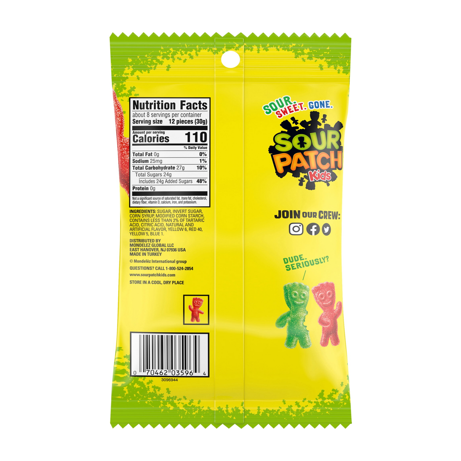Sour Patch Kids 8 oz