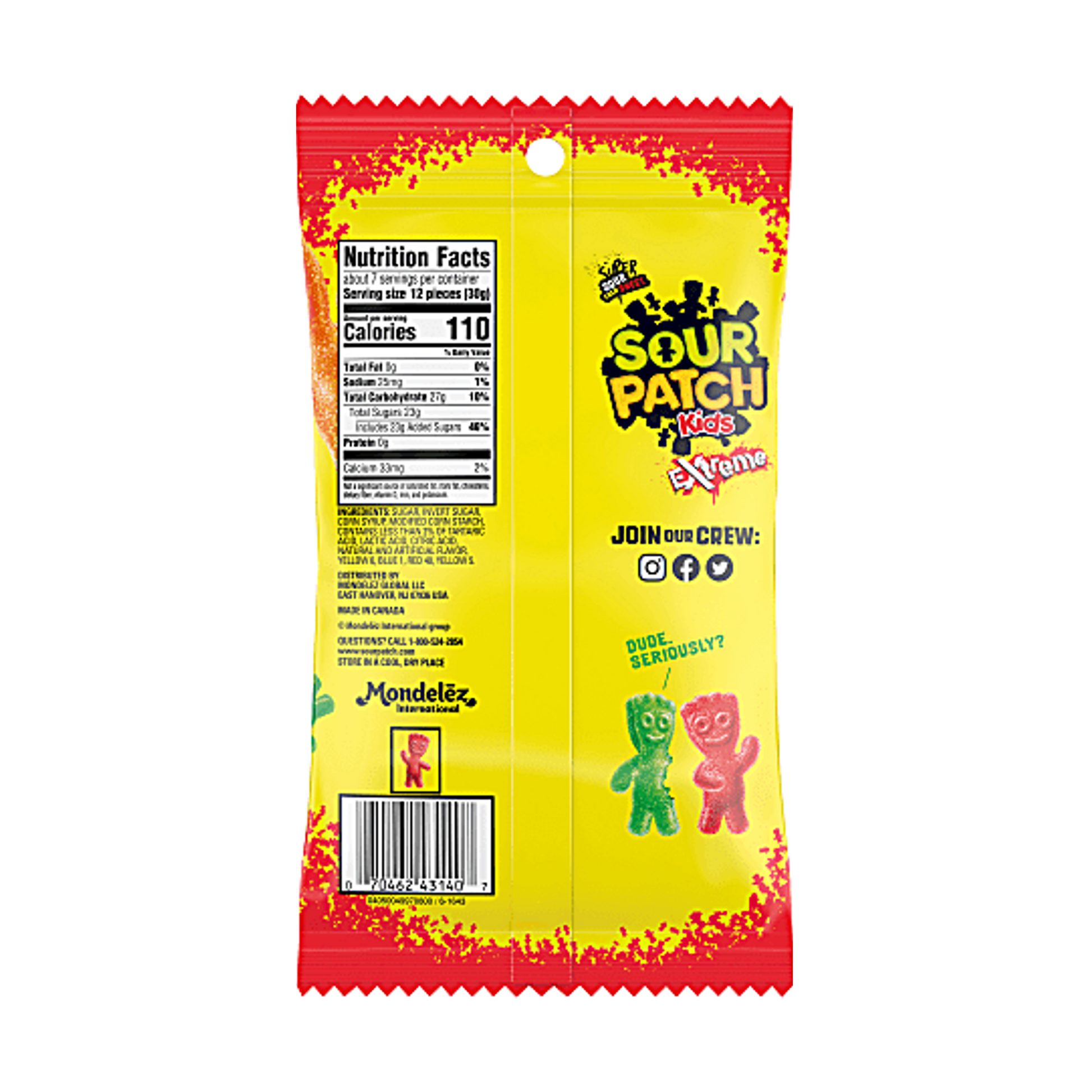 Sour Patch Kids Extreme 7.2 oz