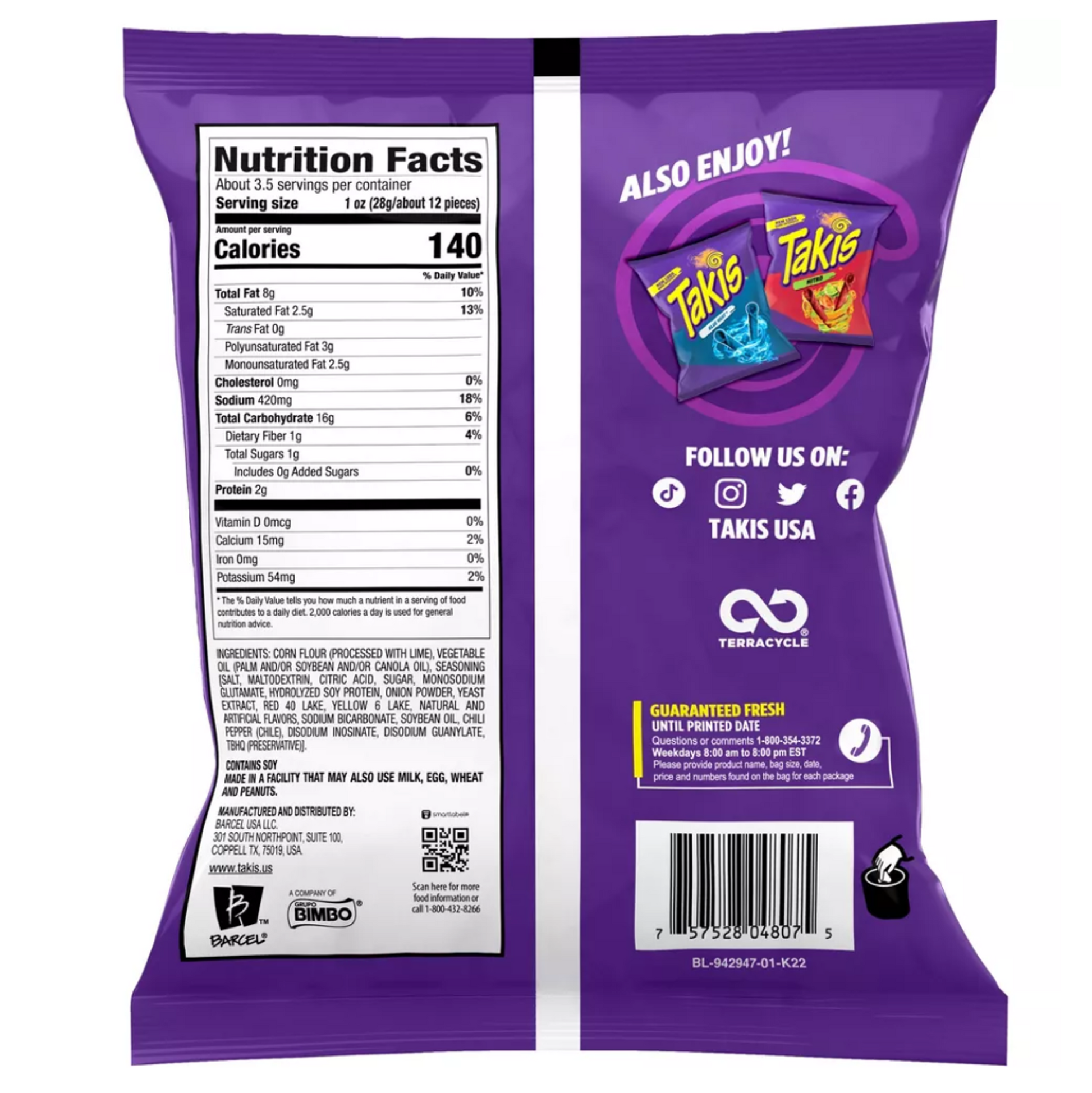 Takis Fuego 3.25 oz