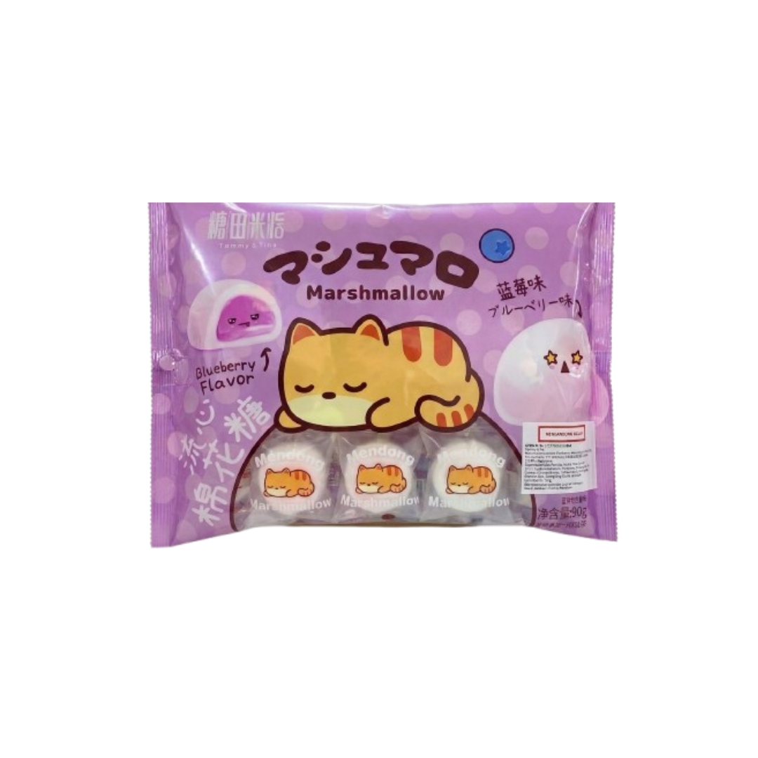 Tommy & Tim Marshmallow Blueberry 90gr - Non Halal