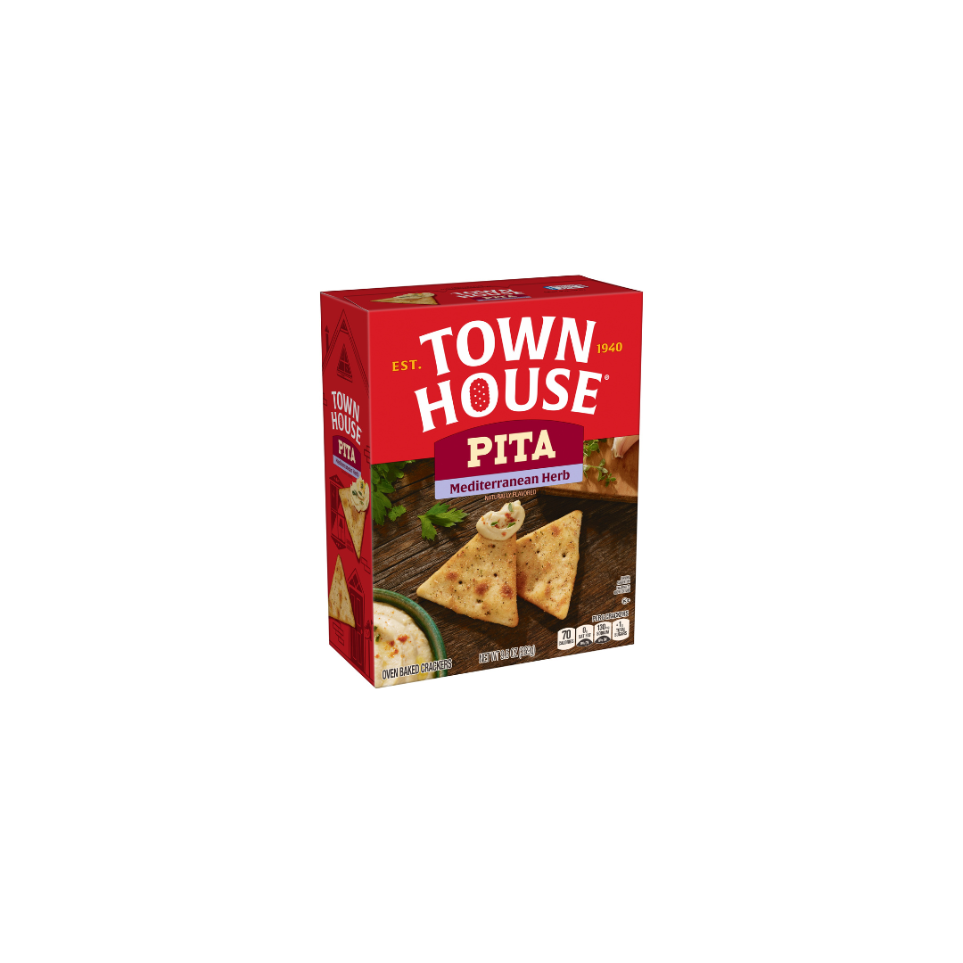 Kellogg’s Town House Crackers Mediterranean Herb Pita 269g