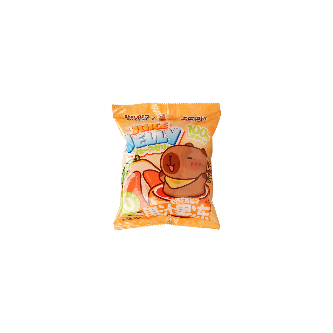Sakuragi Ryouhinn Capybara Juice Jelly Grapefruit Pomelo Flavor 96g