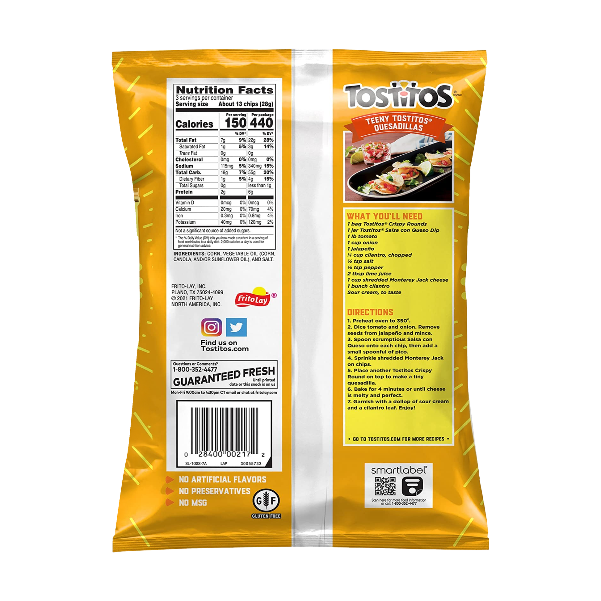 Tostitos Crispy Rounds Tortilla Chips 10 oz
