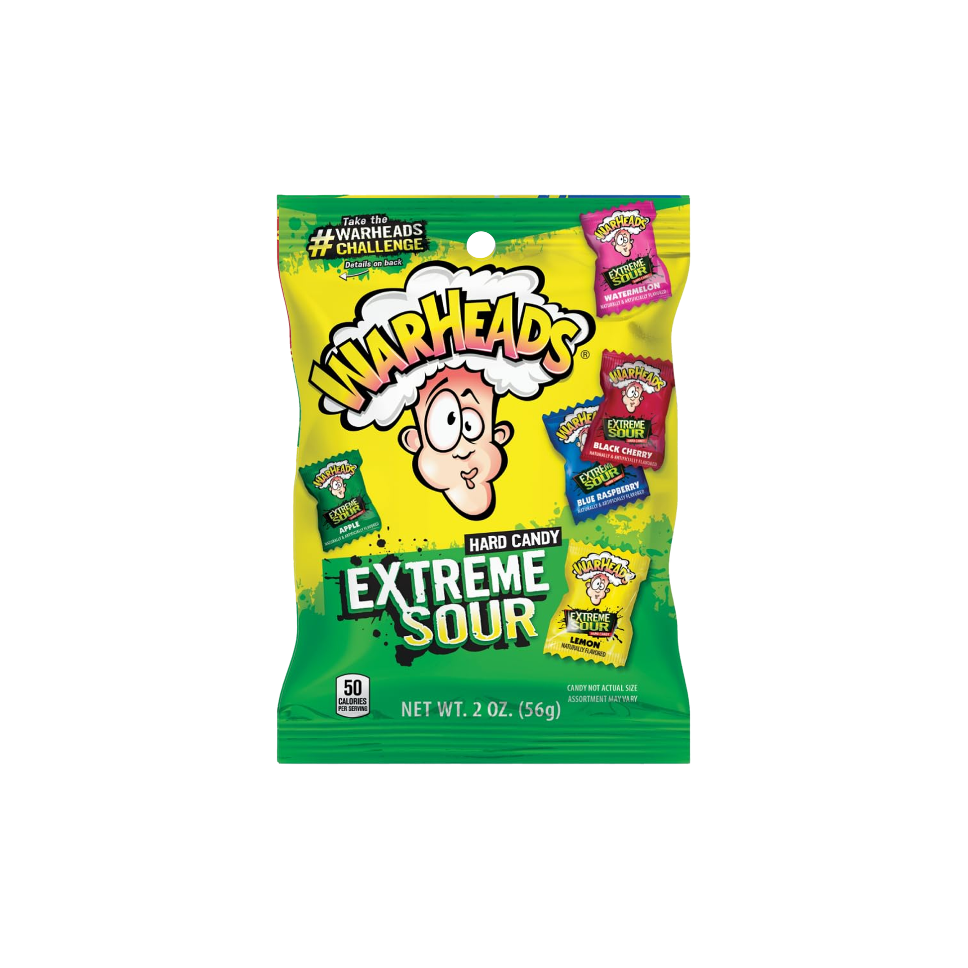 Warheads Extreme Sour Hard Candy 2 oz