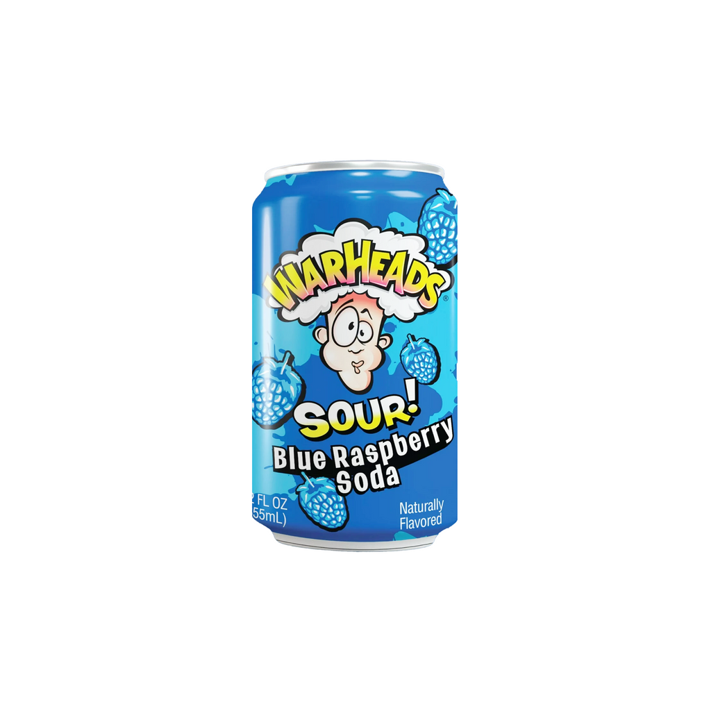 Warheads Soda Blue Raspberry 12 Oz
