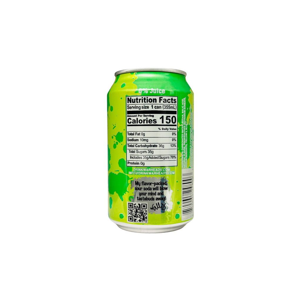 Warheads Soda Green Apple 12 fl oz