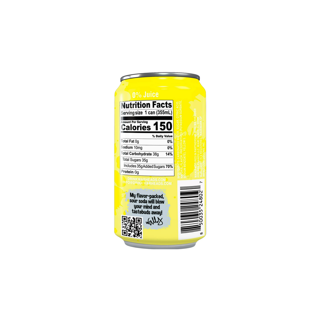 Warheads Soda Sour Lemon 12 fl oz