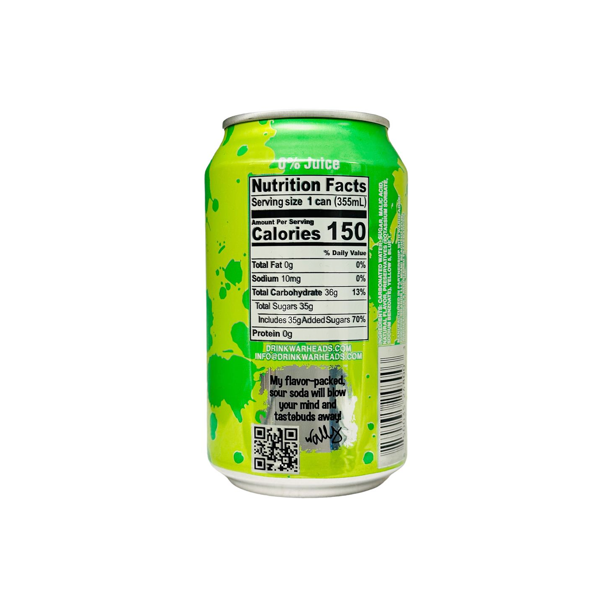 Warheads Soda Green Apple 12 fl oz