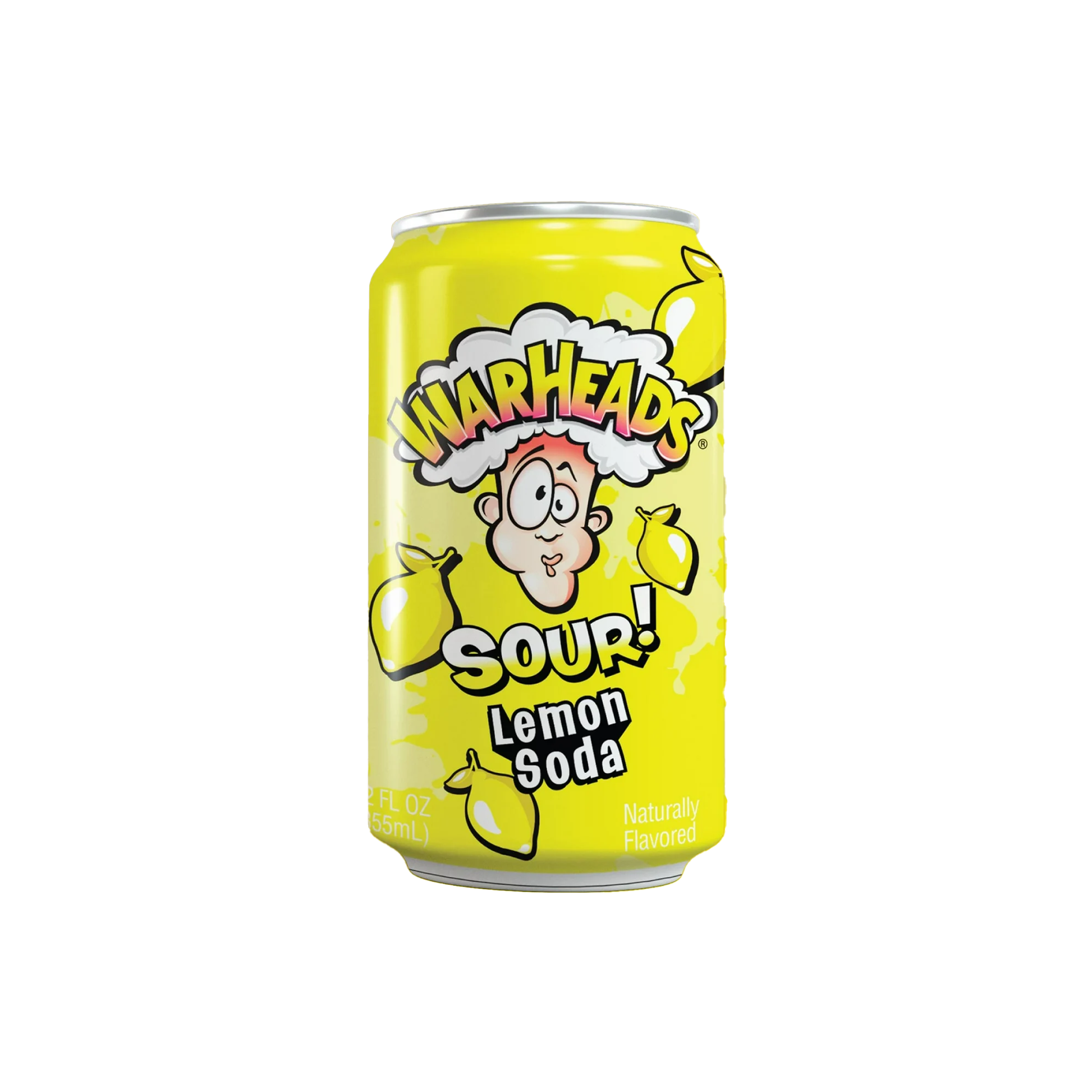 Warheads Soda Sour Lemon 12 fl oz