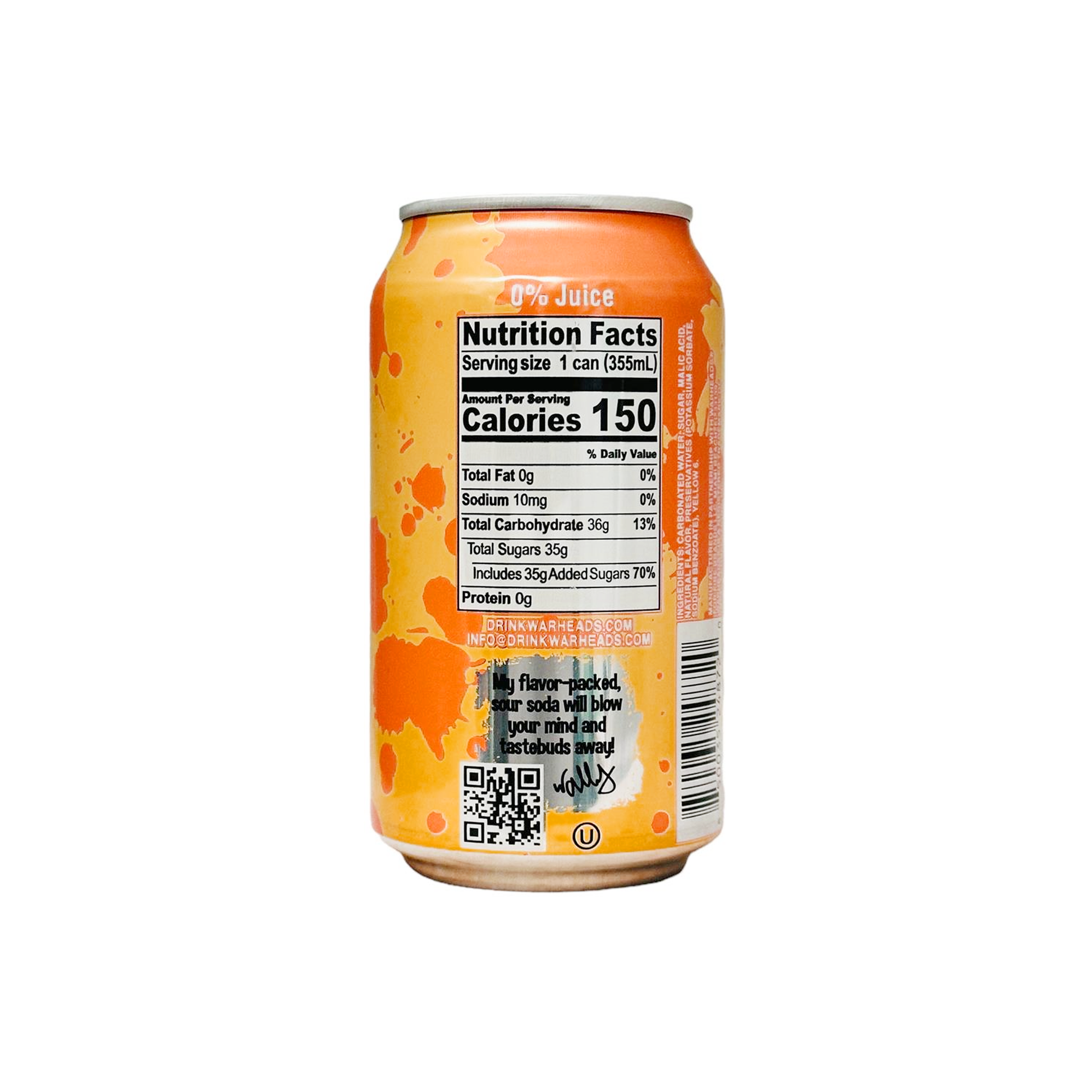 Warheads Soda Peach 12 fl oz