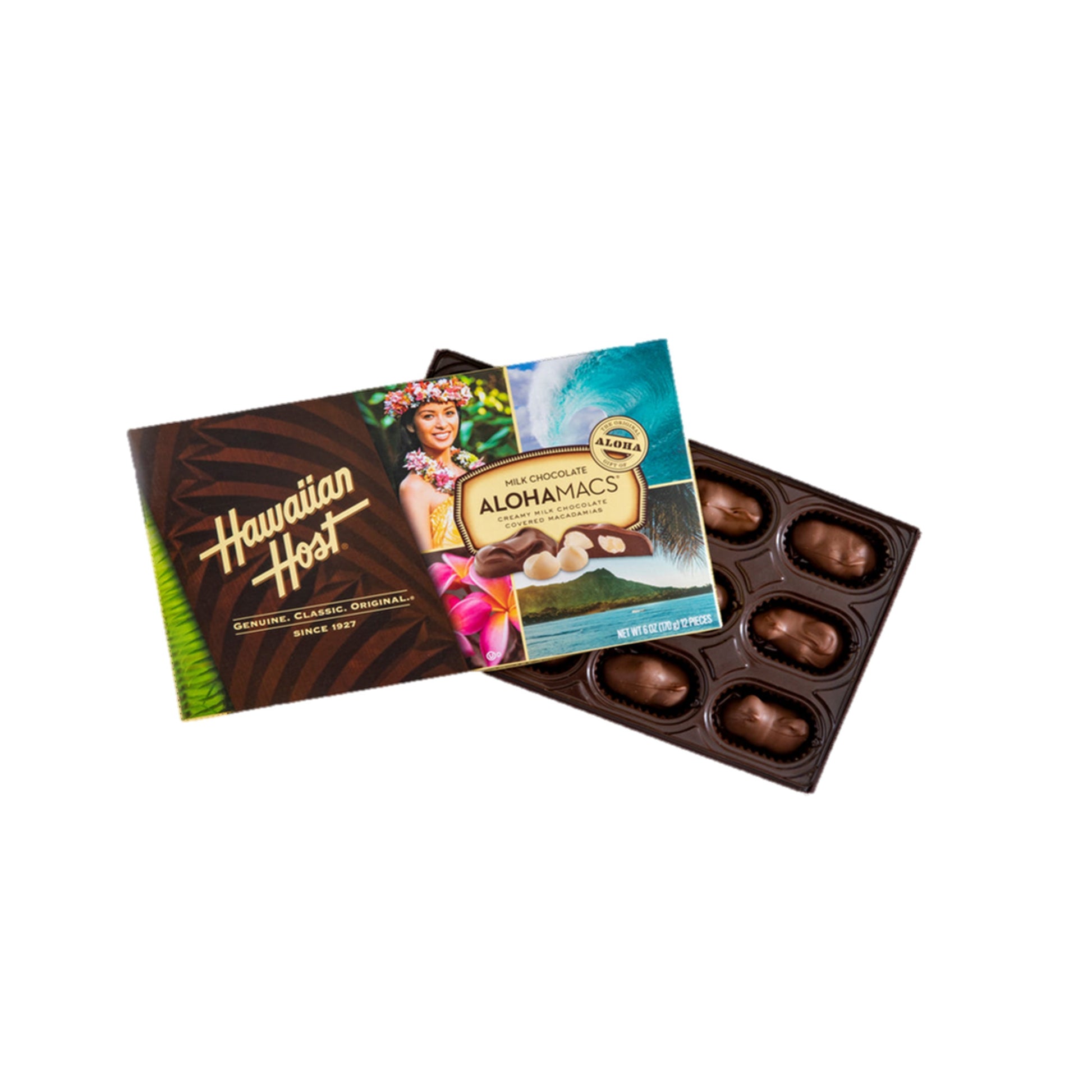 Hawaiian Host AlohaMacs Milk Chocolate 6 oz